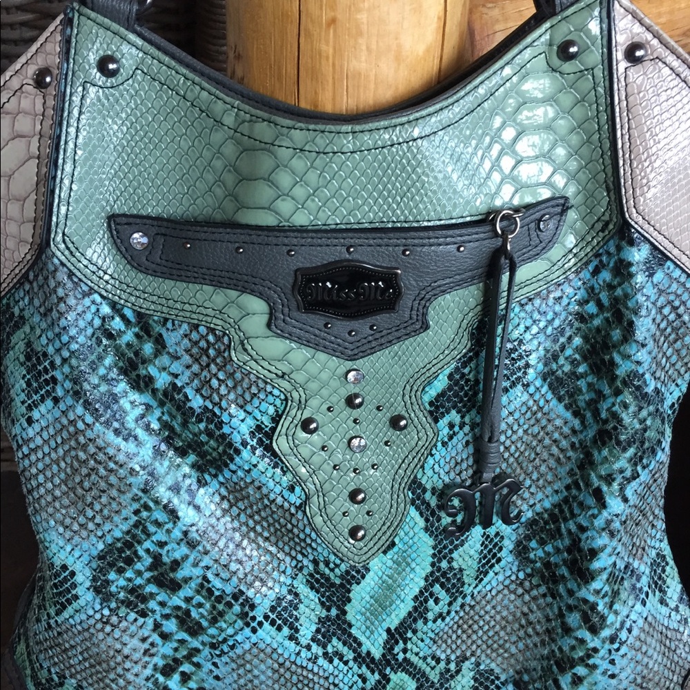 Miss Me Snakeskin purse